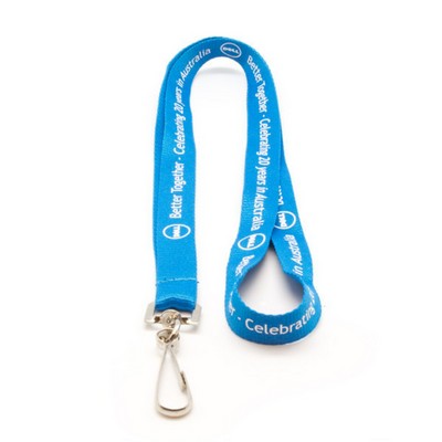 5/8" Poly Lanyard with Silkscreen Logo