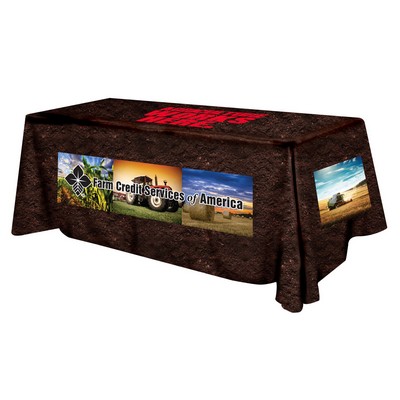 Polyester Digital Direct Print Table Cover 4 sided, 8'