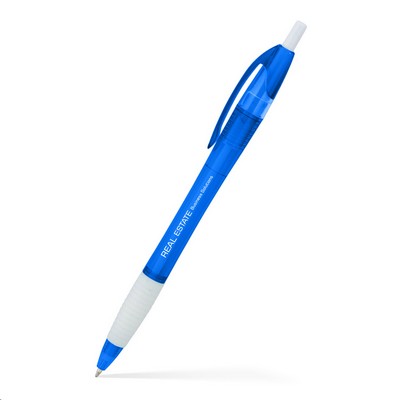 Slimster Translucent Gripped Click Pen