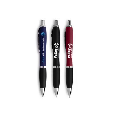 Basset Satin Soft Touch Click Pen