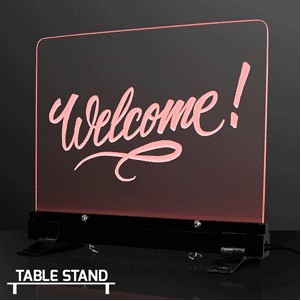 LED Lighting Write-On Board Sign - BLANK